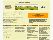 Tablet Screenshot of hettingastichting.nl